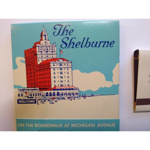 Hotel Shelburne Feature Matchbook Atlantic City Vintage NOS Unused 2 Full Packs - Picture 5 of 10